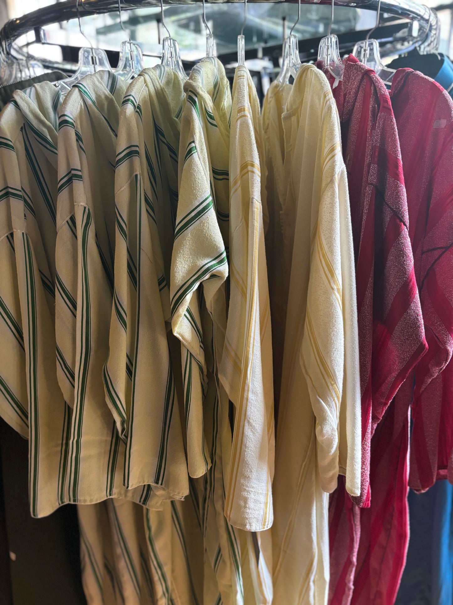 Moroccan Striped Hooded Thawb