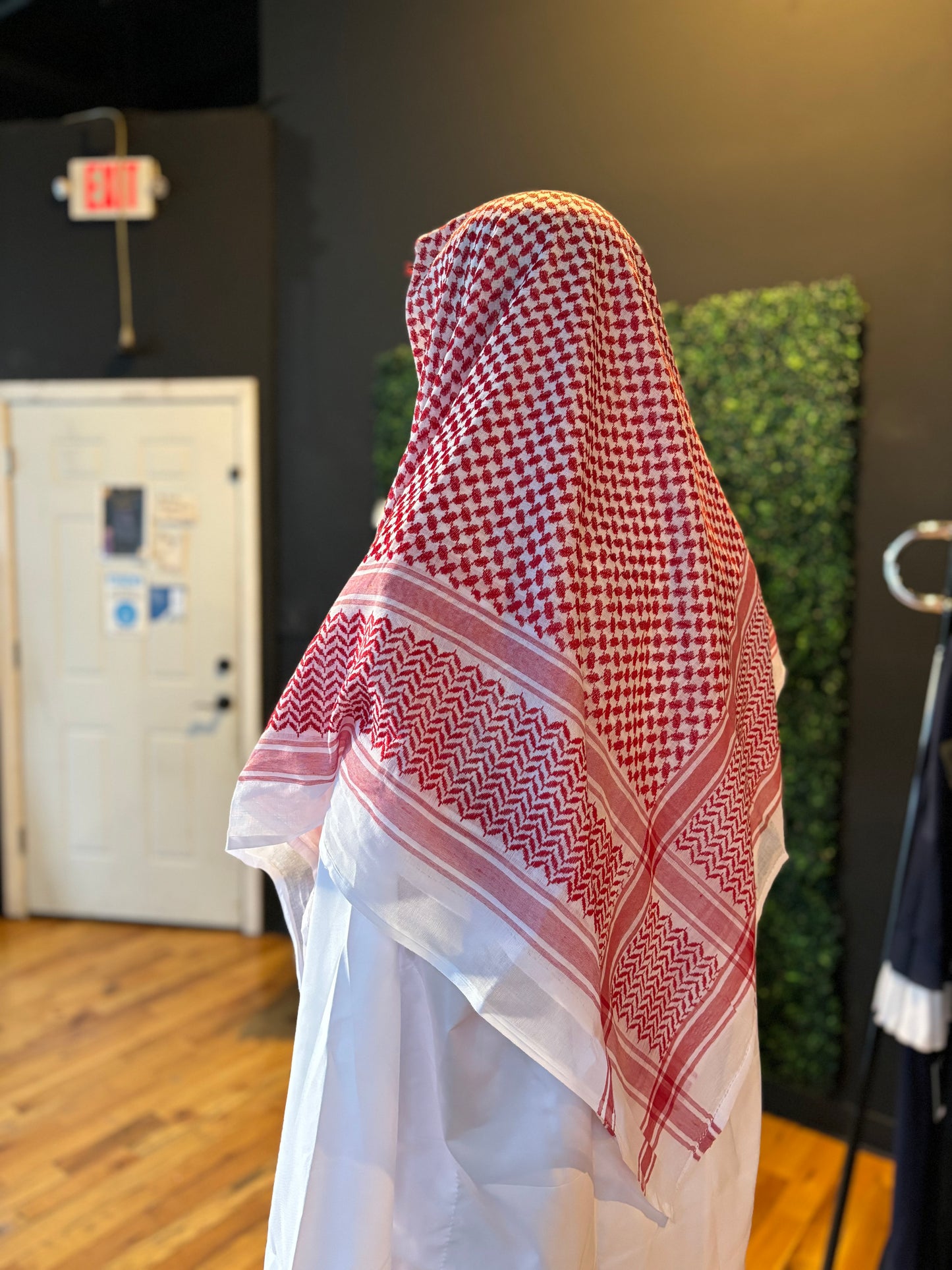 1Red & White Kafiyah