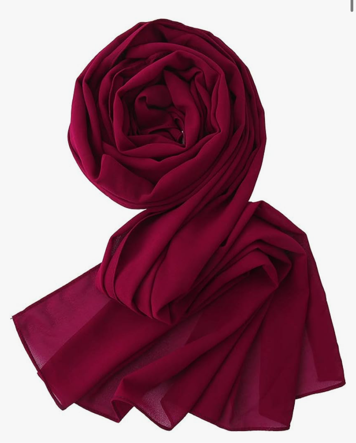 Chiffon Maroon Hijab