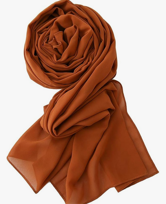 Chiffon Copper Hijab