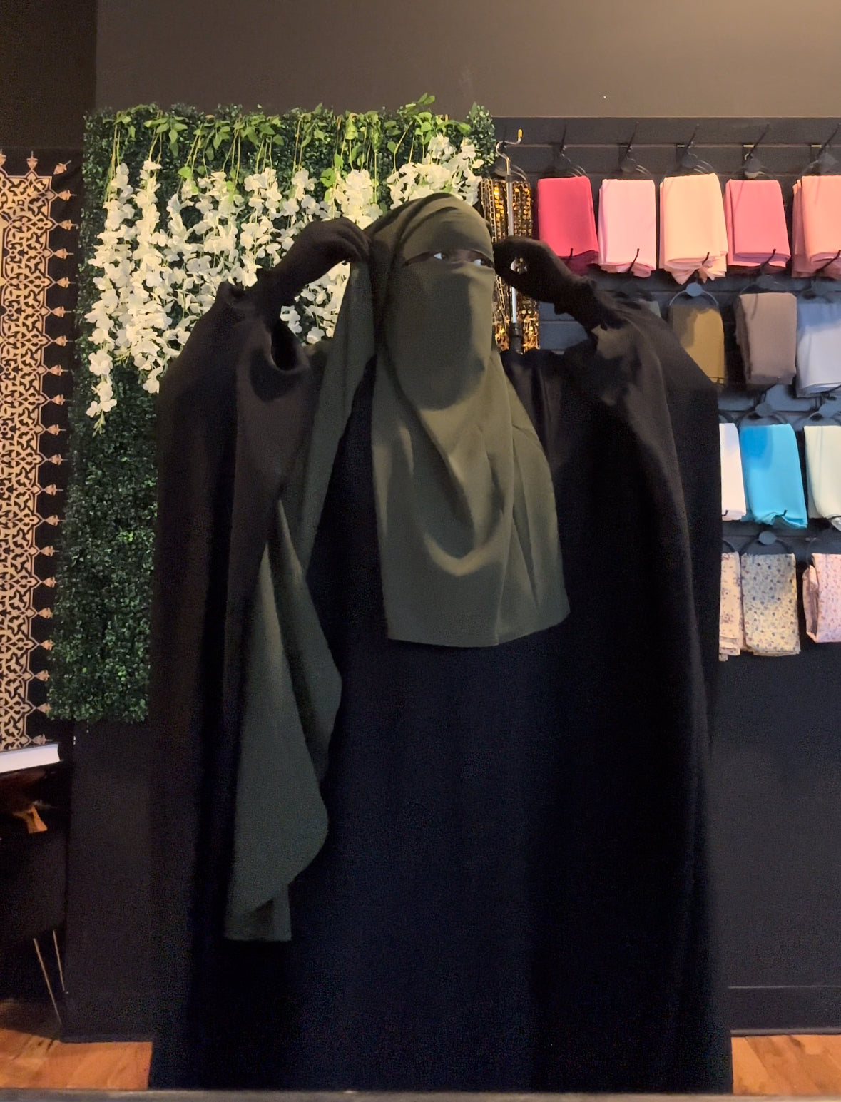 Niqab Olive Green