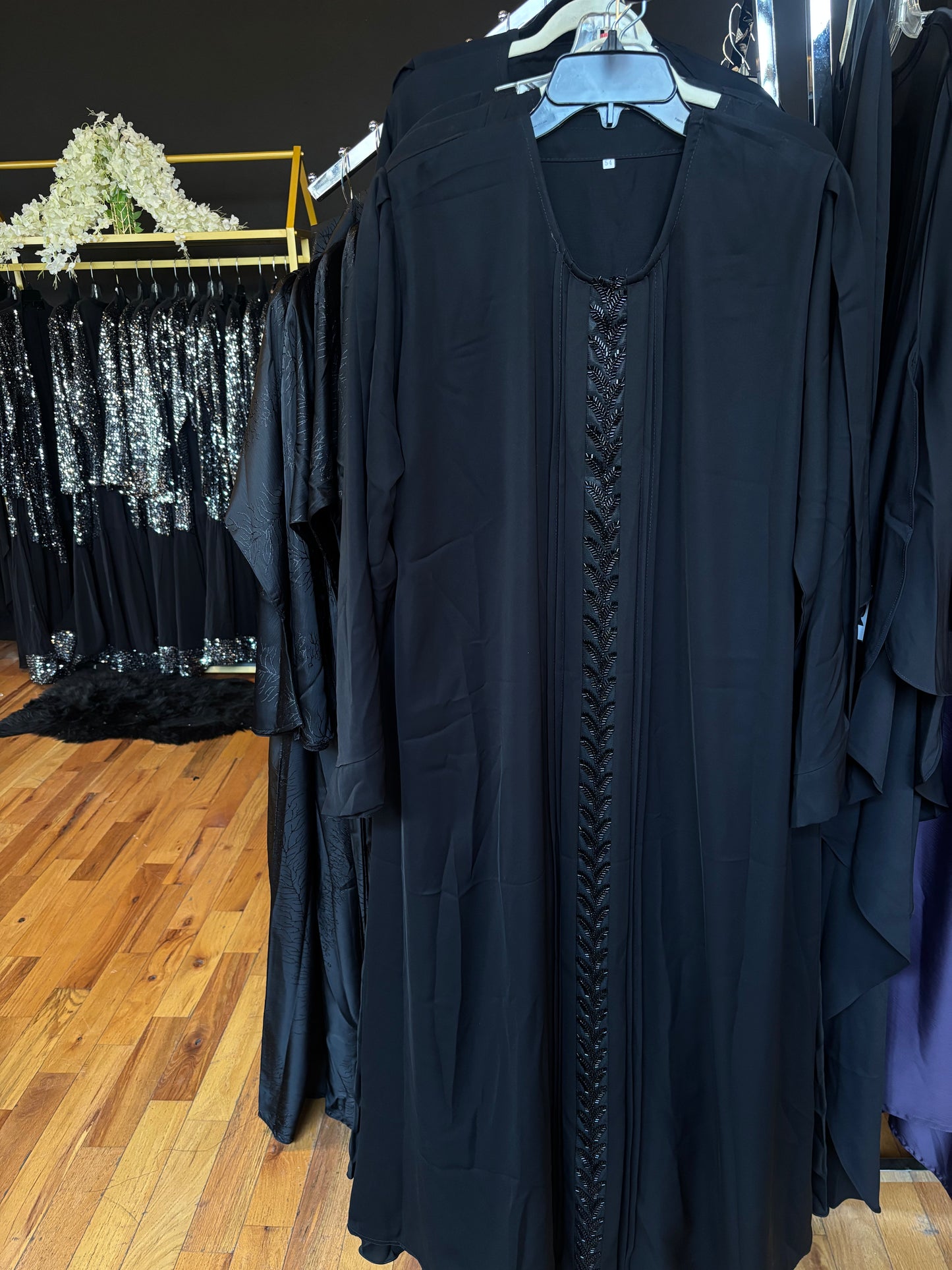 Black Ameenah Abaya